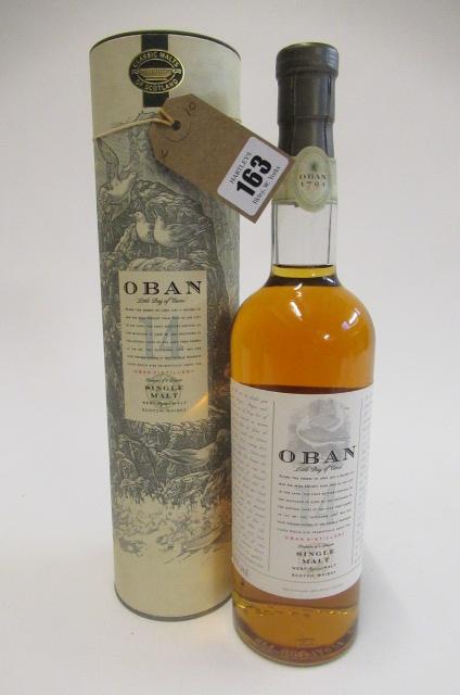 One bottle Oban 14yr old single malt whisky Image