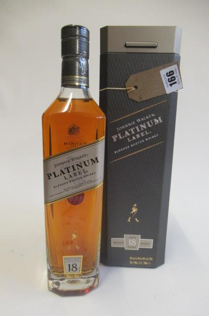 One bottle Johnnie Walker Platinum Label 18yr old private blend Image