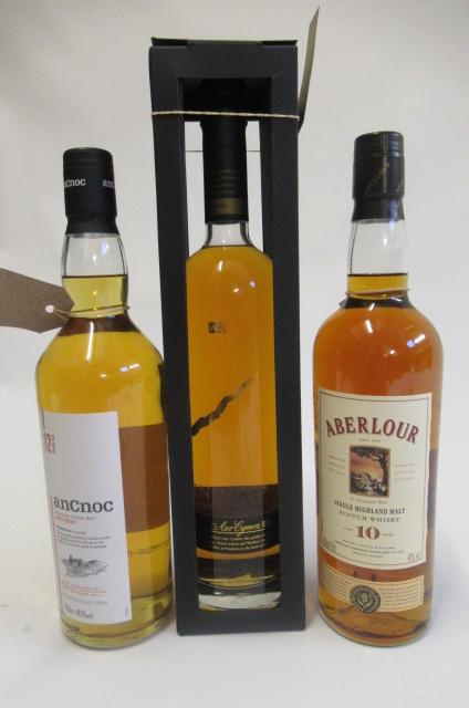 Three bottles of whisky Image