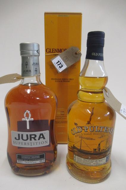 Three bottles of whisky Image