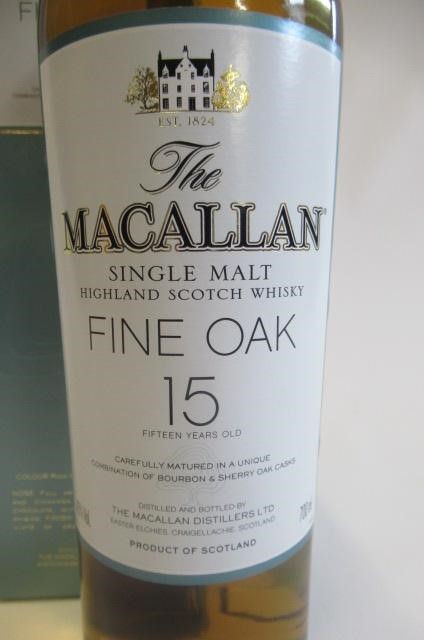 One bottle The Macallan 15yr old Image