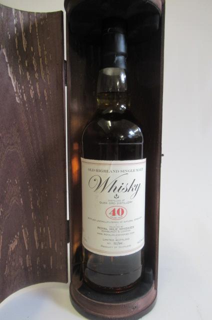 One bottle Glen Ord 40yr old highland single malt Image