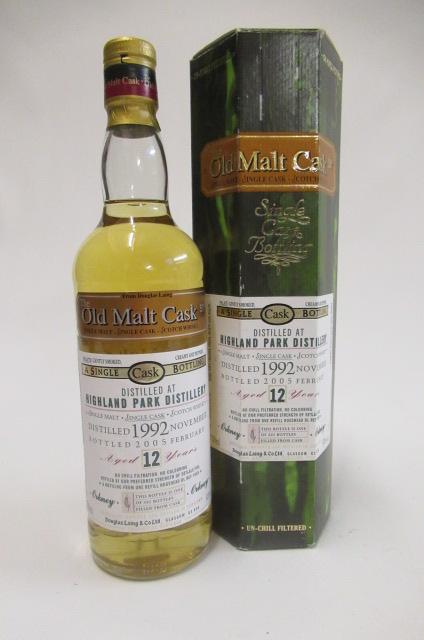 One bottle Highland Park 12yr old single malt whisky Image