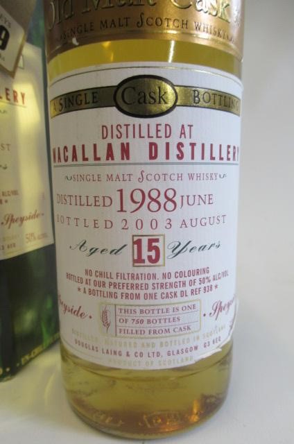 One bottle Macallan 15 year old single malt whisky Image