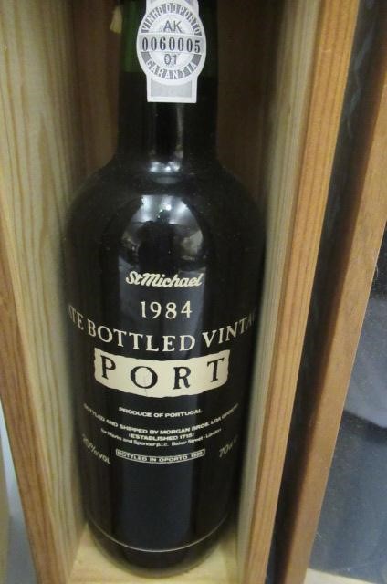 4 bottles comprising 1 boxed 1984 St. Michael LBV port Image