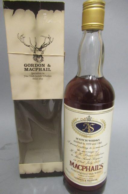 One bottle Macphails A.S. finest highland malt whisky Image