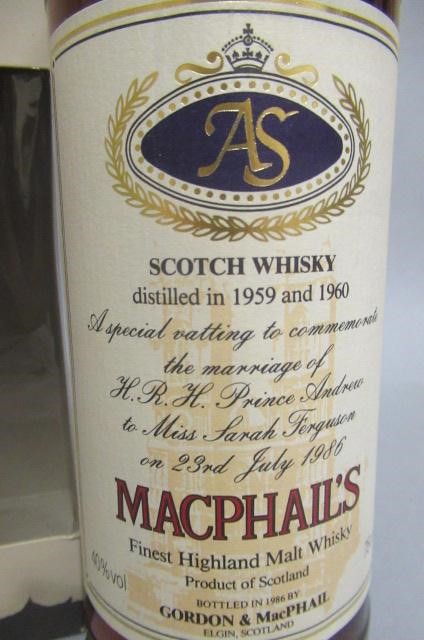 One bottle Macphails A.S. finest highland malt whisky Image