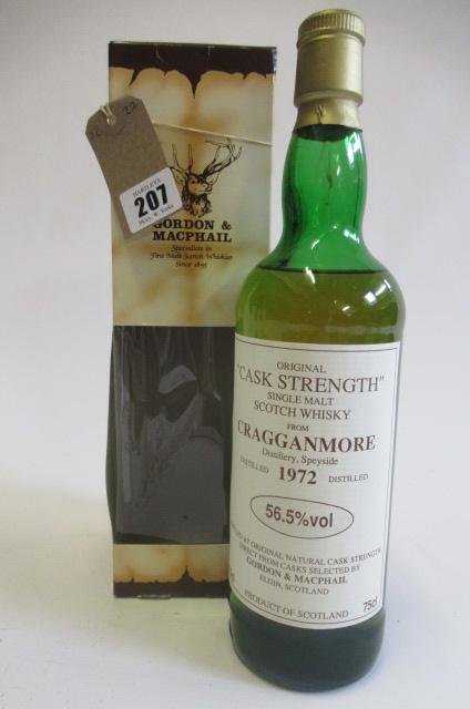 One bottle Cragganmore 1972 Cask Strength single malt whisky Image
