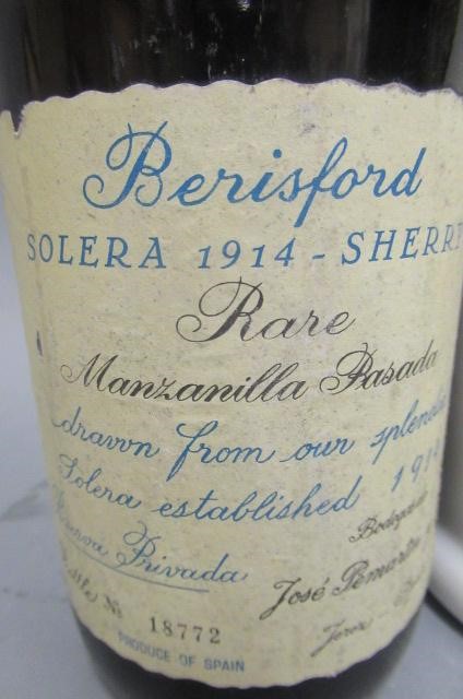 1 bottle Berisford Soleras 1914 Sherry Image