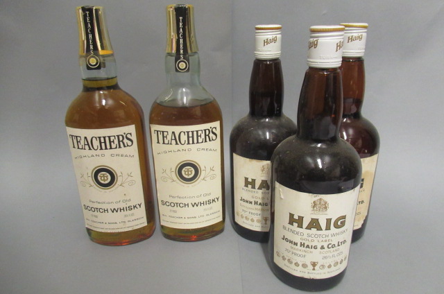 Three bottles Haig Gold Label Image