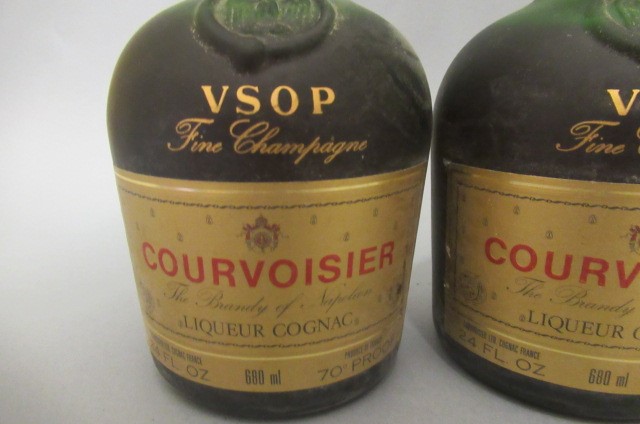 2 bottles Courvoisier VSOP fine champagne cognac Image