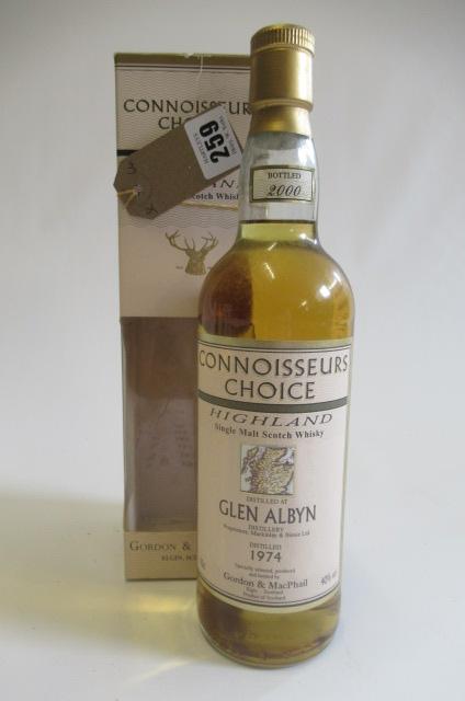 One bottle Glen Albyn 1974 Connoisseurs Choice Image