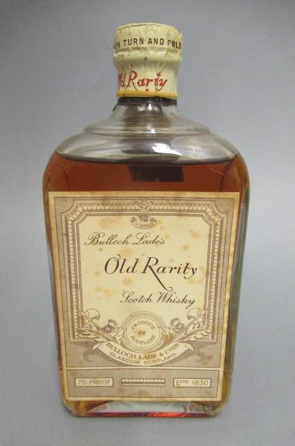 One bottle Old Rarity scotch whisky Image