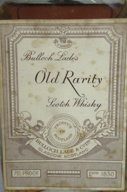 One bottle Old Rarity scotch whisky Image
