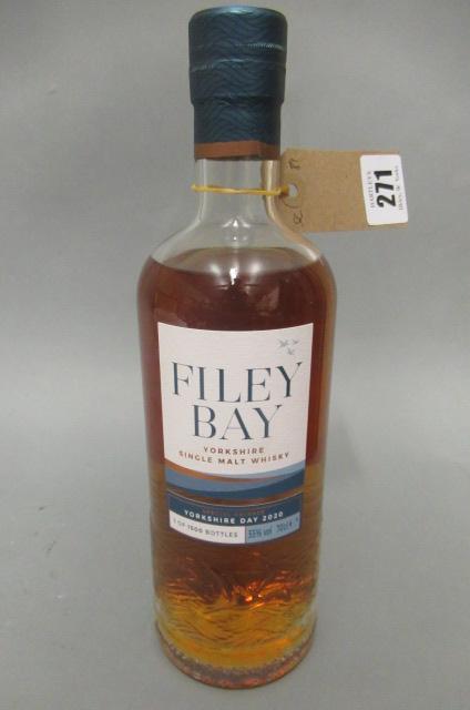 One bottle Filey Bay Yorkshire single malt whisky Image