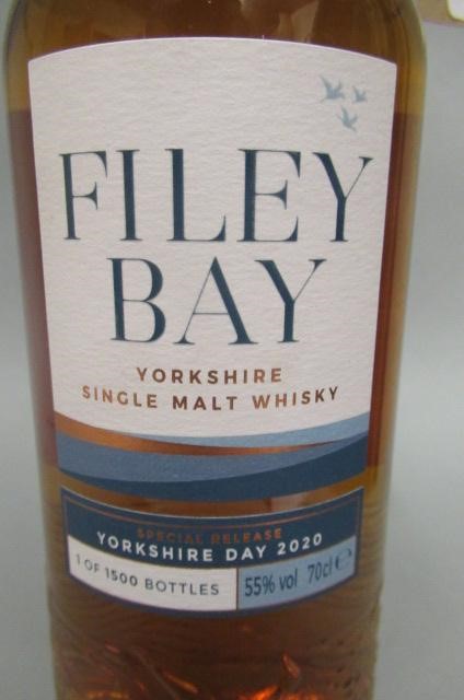 One bottle Filey Bay Yorkshire single malt whisky Image