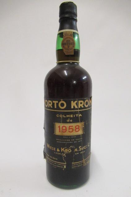 One bottle 1958 Porto Krohn port Image