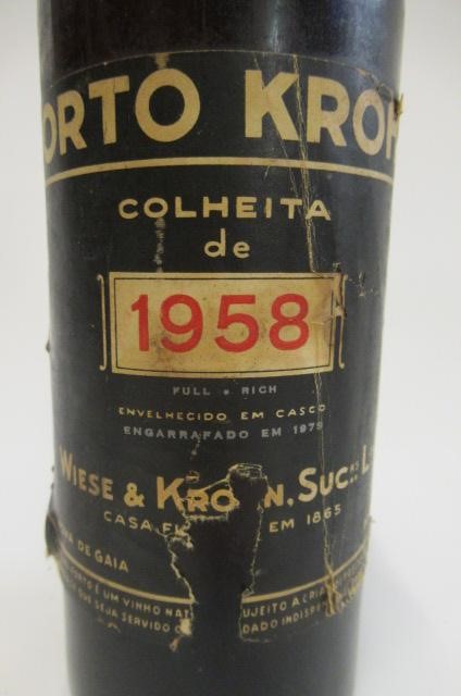 One bottle 1958 Porto Krohn port Image