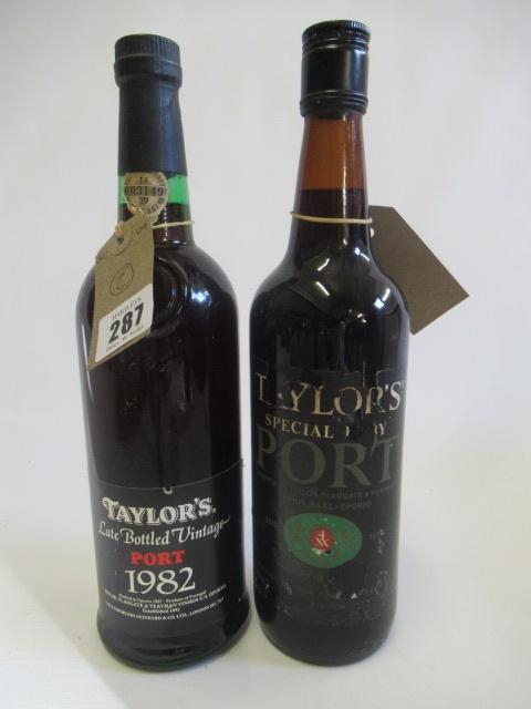 Two bottles of Taylors port Image