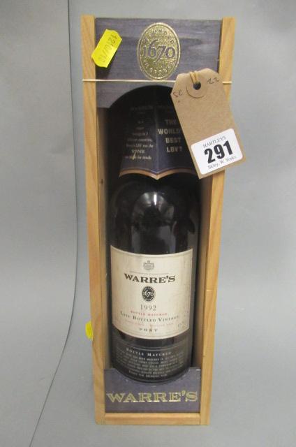 One bottle 1992 Warre's LBV port Image