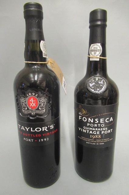 Two bottles of vintage port Image
