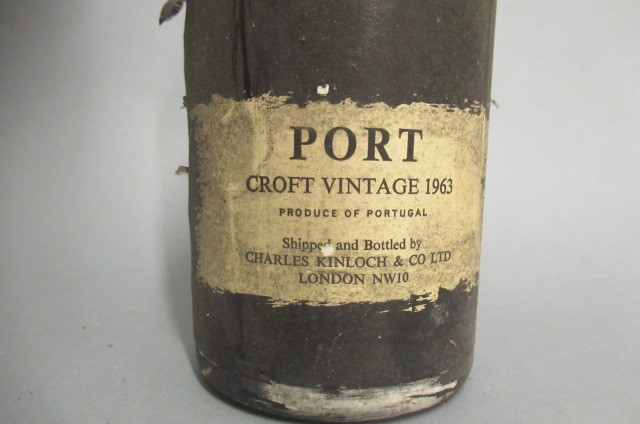 One bottle 1963 Croft vintage port Image