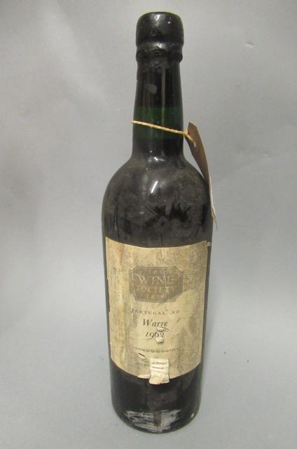 One bottle 1963 Warre vintage port Image