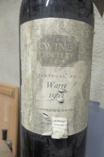 One bottle 1963 Warre vintage port Image