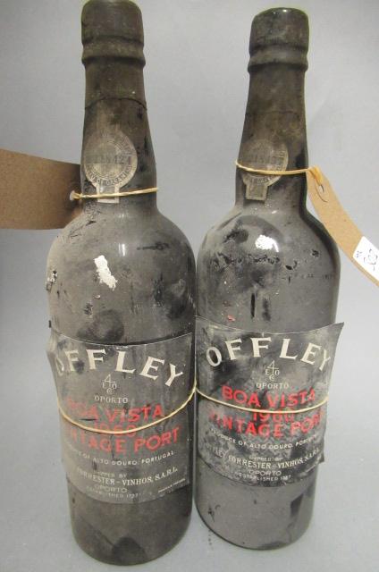 Two bottles 1960 Offley Boa Vista vintage port Image
