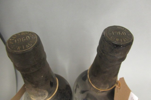 Two bottles 1960 Offley Boa Vista vintage port Image