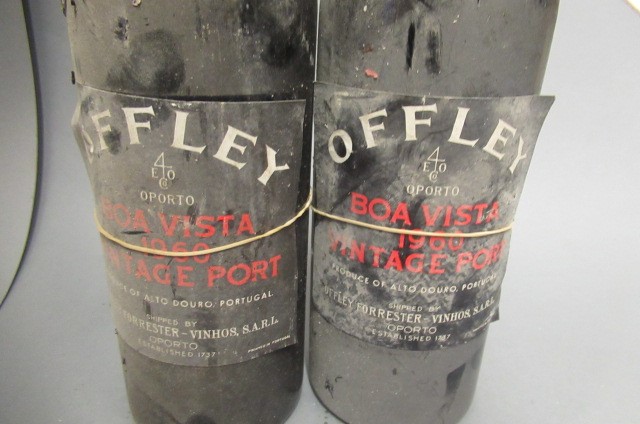 Two bottles 1960 Offley Boa Vista vintage port Image