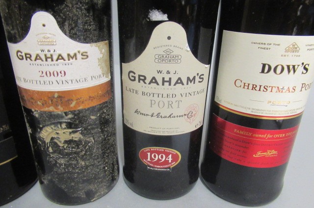 Five bottles of Port Image
