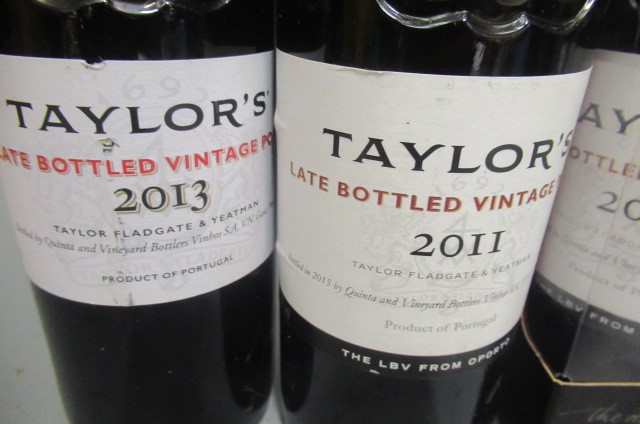 Four bottles of Taylor's LBV port Image