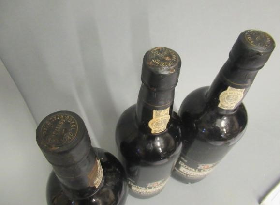 Three bottles 1983 Royal Oporto vintage port Image
