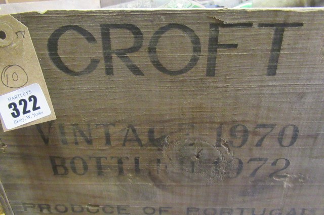 Ten bottles 1970 Croft vintage port Image