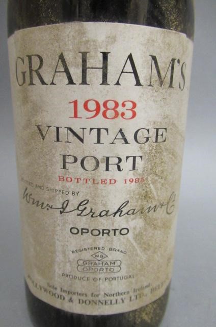 One bottle 1983 Graham's vintage port Image