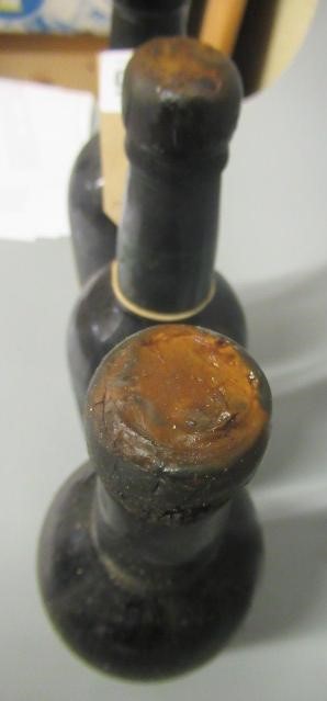 Three bottles 1960 Dows vintage port Image