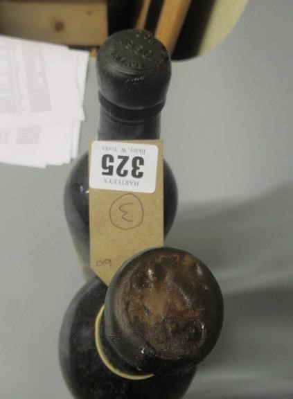 Three bottles 1960 Dows vintage port Image