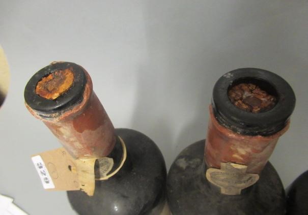 Three bottles 1963 Ferreira vintage port Image