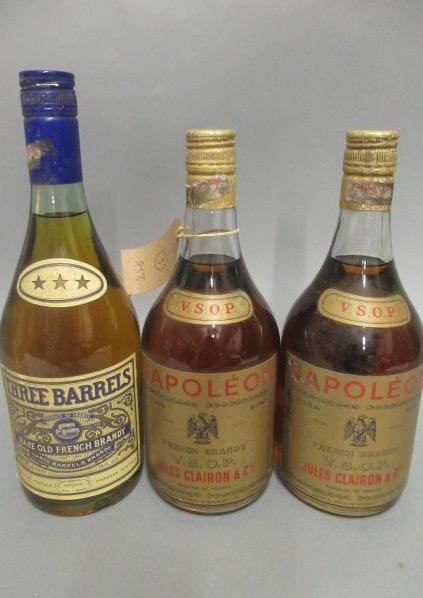 3 bottles of Brandy Image