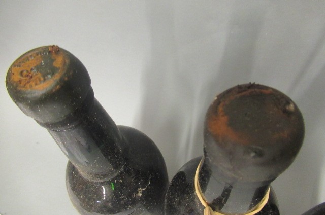 Three bottles 1960 Dows vintage port Image