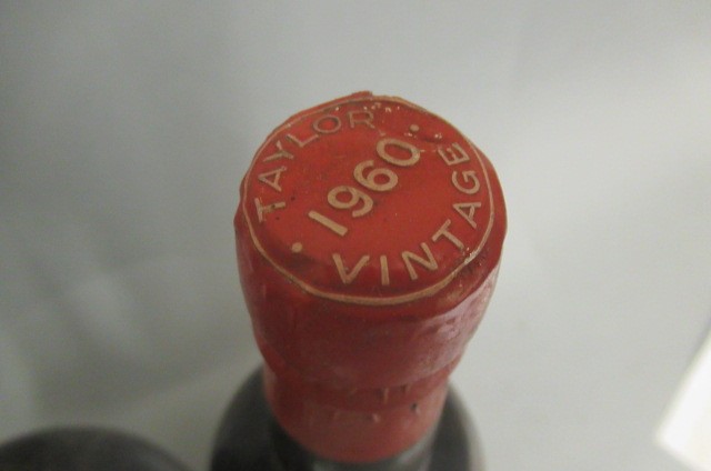 Three bottles 1960 Taylors vintage port Image
