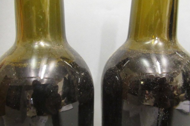 Six bottles believed port Image