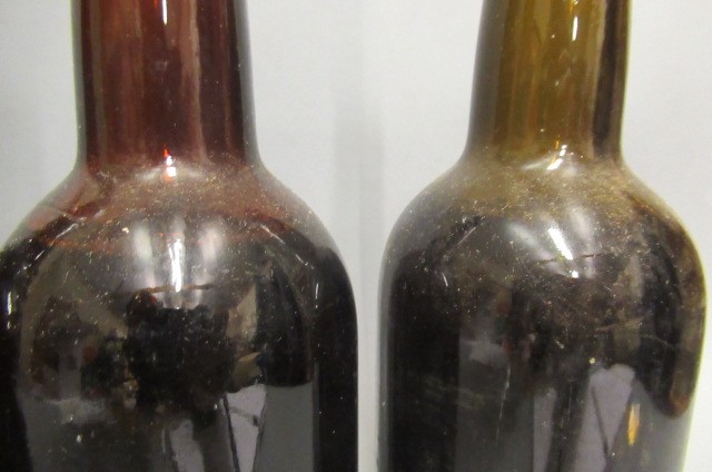Six bottles believed port Image