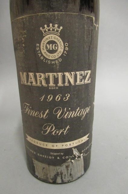 One bottle 1963 Martinez finest vintage port Image