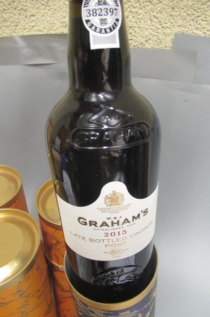 Four bottles 2015 Graham's LBV port Image