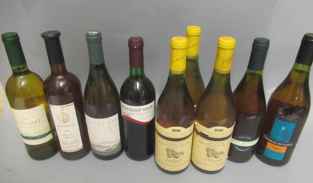 9 bottles of New World wine Image