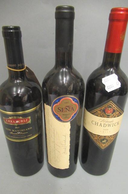 3 bottles of Chilean wine Image