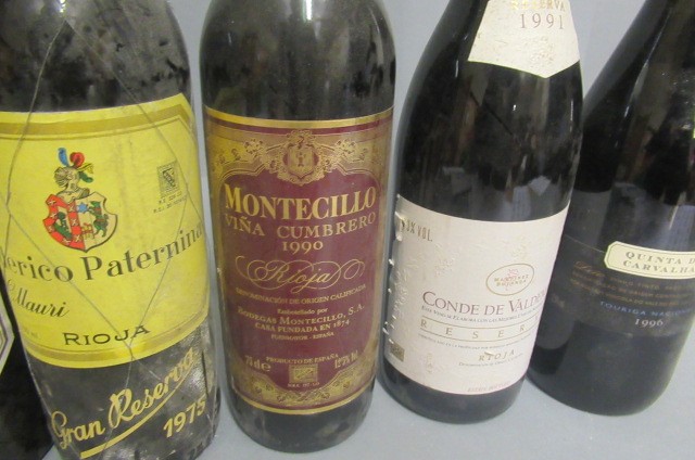 7 bottles of Spanish & Portugese wine Image