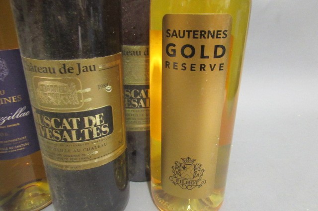 9 bottles of European wine including examples form France Image